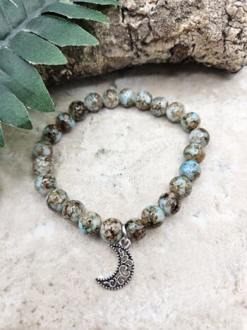 Crescent Moon Stretch Bracelet