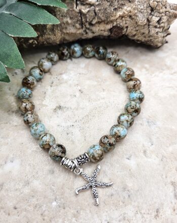 Starfish Charm Stretch Bracelet