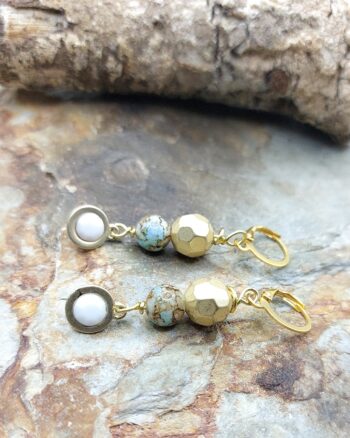 Brass Dangle Earrings