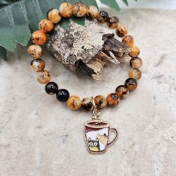 Cat Charm Stretch Bracelet